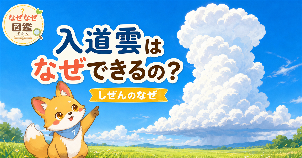 入道雲はなぜできるの？